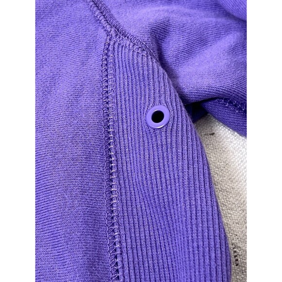 Teddy Fresh Purple Hoodie Pullover Sweatshirt Cotton Women’s Size Medium - Picture 4 of 10